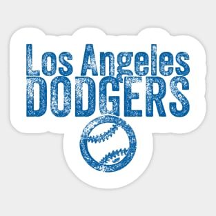 DODGERS Baseball Weathered Sticker